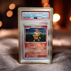 Pokemon Beginners Classroom PSA 10 Chimchar 2007 Promo Japanese POP 5 - Image 1