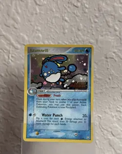 Pokemon TCG - Azumarill Team Rocket Returns 1/109 Reverse Holo Rare Stamped NM - Image 1
