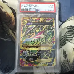 2015 Pokemon XY 98 Full Art M Rayquaza EX Ancient Origins PSA 4 - 122596018 - Image 1