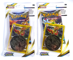 Pokemon Brilliant Stars Eevee/Flapple Single pack Checklane Blister Lot of 4 - Image 2