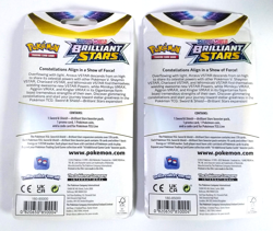 Pokemon Brilliant Stars Eevee/Flapple Single pack Checklane Blister Lot of 4 - Image 5