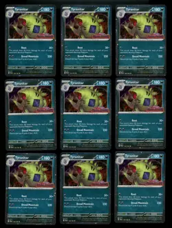 (9) 2025 Pokemon Paldea Evolved 135/193 TYRANITAR Cosmos Holo Stamped Promo Lot - Image 1