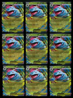 (9) 2025 Pokemon Mega Evolution 003/132 MEGA VENUSAUR ex Lot - Image 1