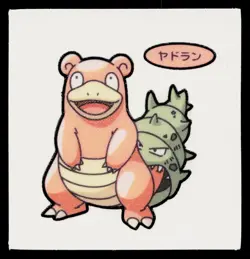 Slowbro Daiichi Deco Bread Sticker Pokemon Japanese Lightly Played - Image 1