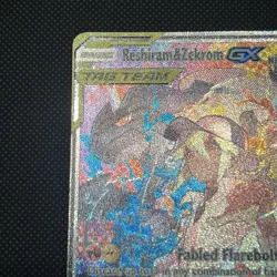 Pokemon Reshiram & Zekrom GX Cosmic Eclipse #222/236 NM - Image 2