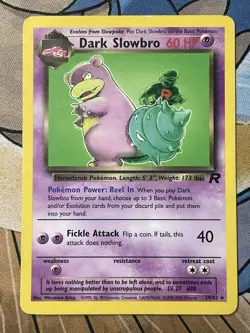 Dark Slowbro 29/82 - Rare - Team Rocket - 2000 - Pokemon TCG - MP - *ARITA ART* - Image 1