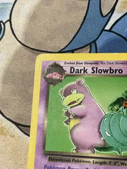 Dark Slowbro 29/82 - Rare - Team Rocket - 2000 - Pokemon TCG - MP - *ARITA ART* - Image 3