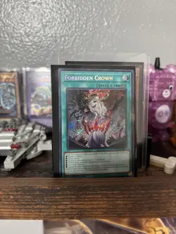 Konami Forbidden Crown Spell Card Duelist Nexus Secret Rare 1st Ed Yu-Gi-Oh! TCG - Image 1