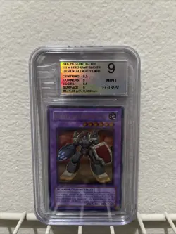 Yu-Gi-Oh! 1st Ed EEN-Ultimate Rare #EN033 E-Hero Rampart Blaster PSA 9 - Image 1