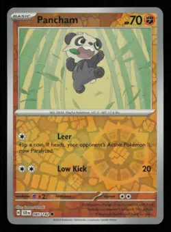 Pancham 85/142 Pokemon Stellar Crown Common Near Mint REVERSE HOLO Card - Image 1