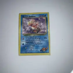 Pokemon TCG Misty's Goldeen Gym Heroes Card 85/132 Unlimited Common - Image 1