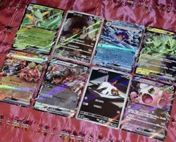 Pokemon TCG Full Art And EX Mixed 8 Card Lot NM - Image 1