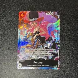 One Piece CCG Perona Heroine's Edition Foil SR Alt Art Card EB03-045 NM - Image 1