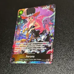 One Piece CCG Perona Heroine's Edition Foil SR Alt Art Card EB03-045 NM - Image 3
