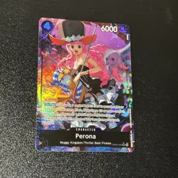 One Piece CCG Perona Heroine's Edition Foil SR Alt Art Card EB03-045 NM - Image 4