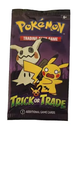 Pokemon 2023 Halloween Trick Or Trade 3 Card Booster Pack Brand New Sealed - Image 1