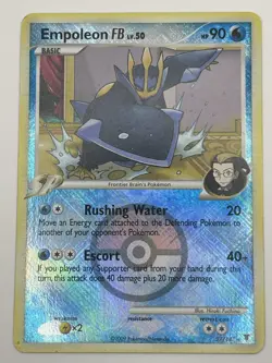 EMPOLEON FB 27/147 Supreme Victors CROSSHATCH League Promo Pokemon TCG card LP+ - Image 1