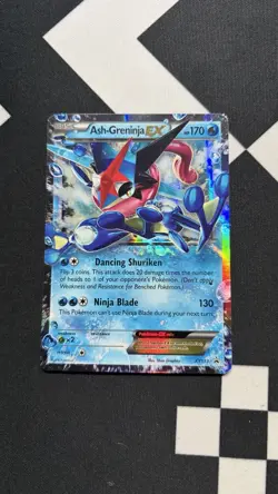 Ash-Greninja EX XY133 Promo Rare Holo Pokemon Card NM Condition Never Played - Image 1