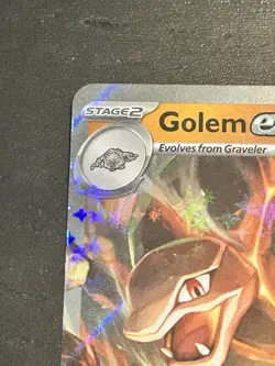 Pokemon Golem EX 76/165 Holo Ultra Rare Scarlet and Violet Card NM Condition - Image 3