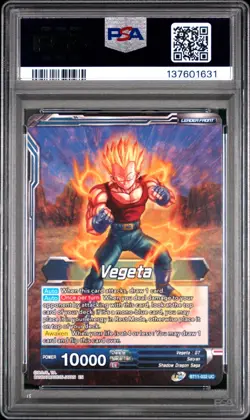 2022 DRAGON BALL SUPER CARD GAME #BT11-032 SS4 VEGETA, ULT EVOLUTION PSA 10 - Image 2