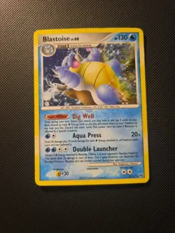Pokemon TCG Blastoise Platinum 2/127 Holo Rare Card - Image 1