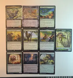 MTG Squirrel themed lot. Golgari- Black/Green. 12 Cards plus 1 Token. - Image 1