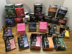 New - BCW Large Lot - Card Storage - Deck Box Guards Sleeves - Assorted Colors - Image 1