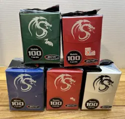 New - BCW Large Lot - Card Storage - Deck Box Guards Sleeves - Assorted Colors - Image 2