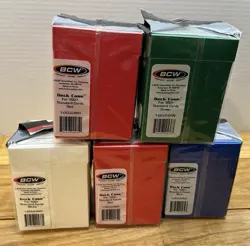 New - BCW Large Lot - Card Storage - Deck Box Guards Sleeves - Assorted Colors - Image 3