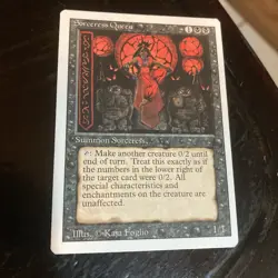 Sorceress Queen - Revised Edition # MTG Magic The Gathering NM - Image 1
