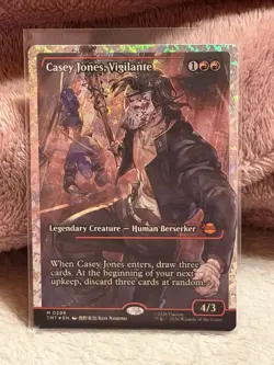Casey Jones, Vigilante - Showcase Fracture Foil - 0296 - NM - TMT - Image 1