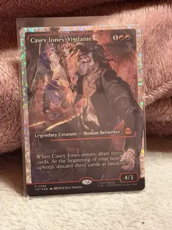 Casey Jones, Vigilante - Showcase Fracture Foil - 0296 - NM - TMT - Image 3