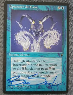 EPICENTRO DEL CAOS In the eye of chaos Brian Snoddy signed Italian Legends FBB - Image 1