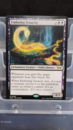 Magic: The Gathering Enduring Tenacity Rare Black Creature Duskmourn Regular - Image 1