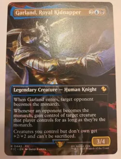 Garland, Royal Kidnapper (Borderless) Commander: Final Fantasy Regular - Image 2