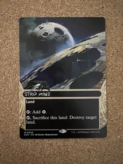 Strip Mine Borderless Edge of Eternities MTG NM - Image 1