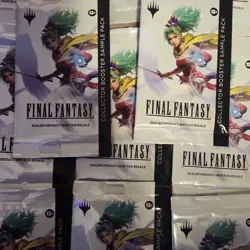 11 Magic: The Gathering Final Fantasy Collector Booster Sample Pack - Image 1
