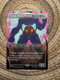 KRANG, UTROM WARLORD [Borderless, Silhouette] - Mythic - TMT TMNT MTG #0221 - Image 1