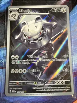 Steelix #150/132 ME01 Mega Evolution Illustration Rare Holo Pokemon NM - Image 1