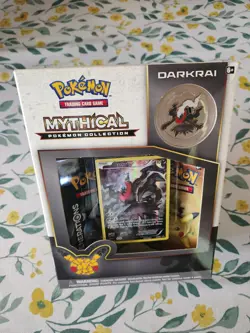 Pokemon 2016 20th Anniversary XY Generations Darkrai Mythical Pin Collection Box - Image 1
