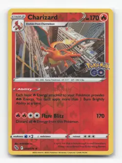 Pokemon TCG - Charizard 010/078 Reverse Holo Pokemon GO - Image 1