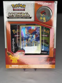 Pokemon 2016 XY Generations Keldeo Mythical Pin Collection Box 20th Anniversary - Image 1