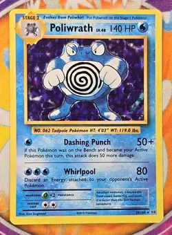 🔥2016 Pokemon, XY Evolutions, #25/108 Poliwrath, Holo Rare 25/108🔥📈 - Image 1