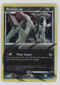 Arceus Pokemon Platinum #AR1 2009 - Image 1