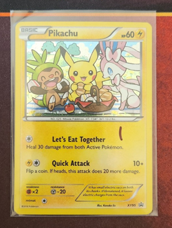 Pokemon Pikachu XY95 Promo Holo Rare – Let’s Eat Together 2016 1 - Image 3