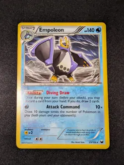 Pokemon Empoleon 29/108 Rare Dark Explorers LP - Image 1