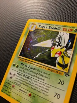 Pokemon TCG Koga's Beedrill Gym Challenge 9/132 Holo Rare - Image 2