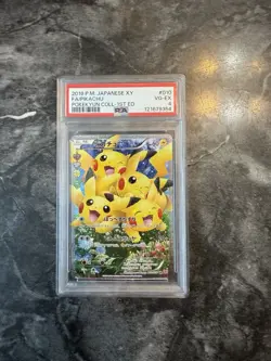 Authentic Pokemon Pikachu EX CP3 PokeKyun 1st Edition Holo PSA 4 Double 2016 - Image 1