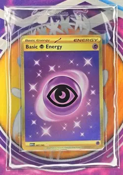 🔥2023 Pokemon TCG Basic Psychic Energy 207/165 S&V 151 Hyper Rare Holo Nice👍📈 - Image 3