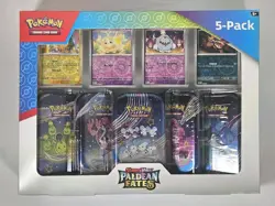 Pokemon Scarlet & Violet Paldean Fates 5 Mini Tins Factory Sealed HOT 🔥🔥🔥 - Image 5
